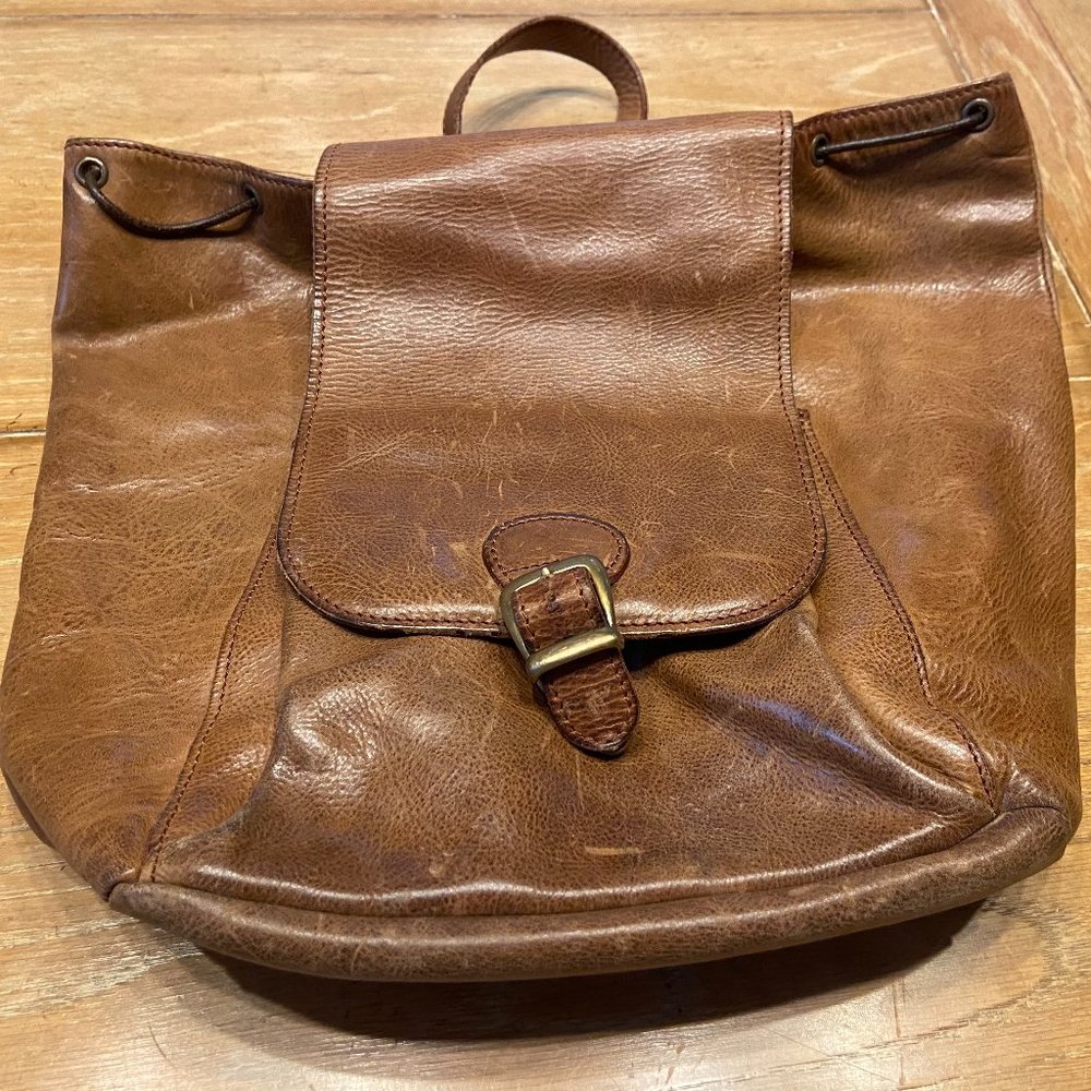 Scoula del Cuoio Drawstring Bucket Bag